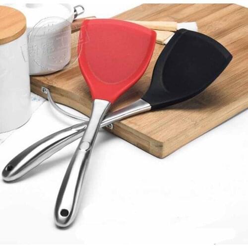 1pc High Quality Stainless Steel Handle Not Sticking Special Chinese Shovel Stir-fry Tools Modern Cooking Kitchen Utensils