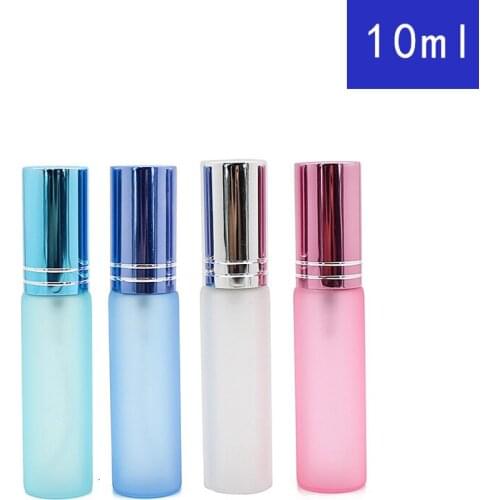 10ml 5/10pcs Portable Mini Refillable Perfume Bottle With Spray Empty Cosmetic Containers With Atomizer For Traveler