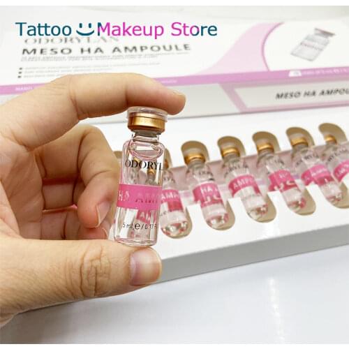 5ML/Bottle Hyaluronic Acid Mesotherapy Face Beauty HA for Wrinkle Ance Remove Serum Ampoule Whitening Hylaronic Acid Skin Care