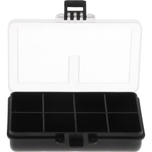 8 Compartment Waterproof Visible Plastic Clear Fish Catch Bait Hook Fishing