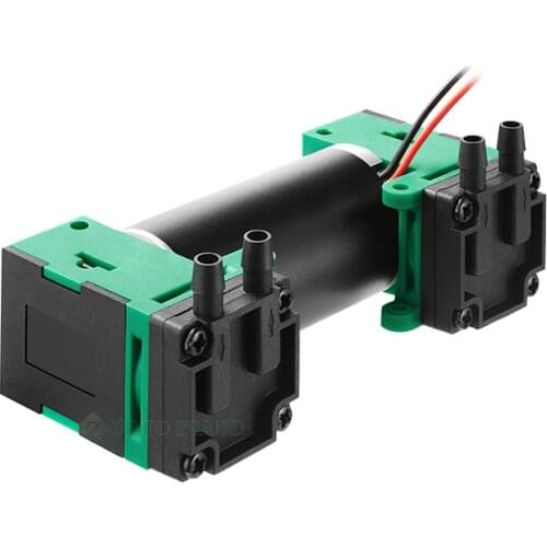 -88kPa 12V Dual Head Quiet Micro Vacuum Pump Small Negative Pressure Pump Electrical Air Suction with Brushless Motor 24 Volt