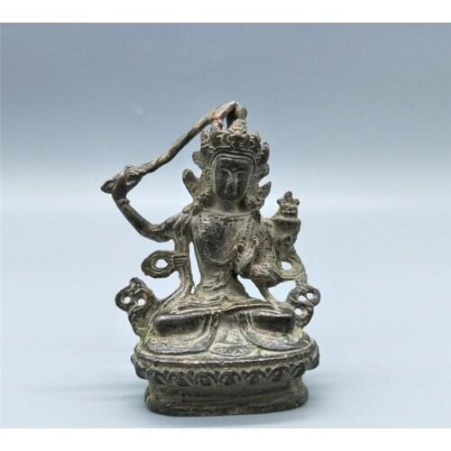 Bronze Ware Pure Copper Fengshui Decoration Bronze Buddha Statue in Town House