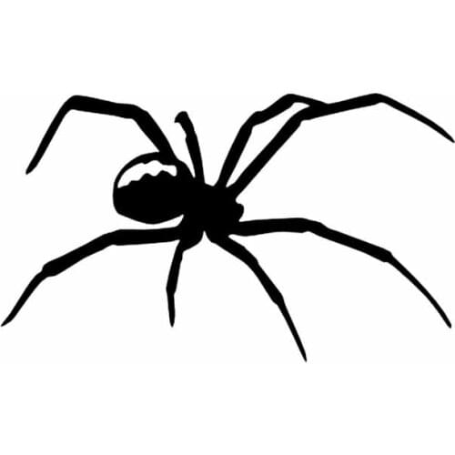 Fuzhen Boutique Decals Exterior Accessories Spider Vinyl Decal Car Sticker TARANTULA Black/White KK Window Stickers Graphic