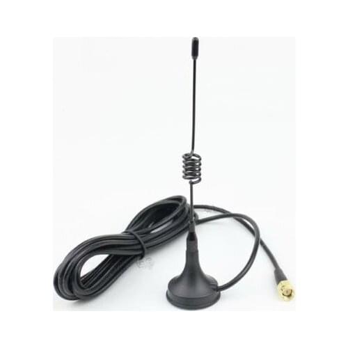 GSM GPRS Antenna 433Mhz 3dbi cable SMA male Magnetic base for Ham 1.5M RG174
