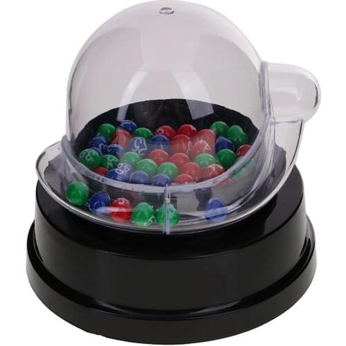 Quality Mini Electric Lucky Number Picking Machine for Lottery Bingo Pub Club Games Promotion Restaurants Cafes Game Supplies