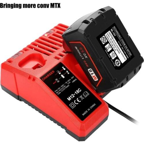 Hot sell Replacement Charger for Milwaukee M18 14.4V 18V Li-ion Battery 48-11-1815 48-11-1820 48-11-1840 48-11-1850 48-11-1828