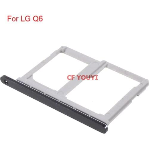 CFYOUYI Dual Sim Tray Holder SIM Card Reader Tray Holder MicroSD Card Tray Slot for LG Q6 M700