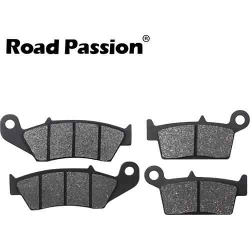 Road Passion Motorcycle Front & Rear Brake Pads For YAMAHA YZ125 YZ250 YZ 125 250 K/L/M/N/P YZ125K YZ125L YZ125M 1998-2001