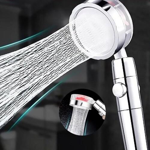 Bathroom Accessories Set Pressurized Shower Head Hose Adjustable High Pressure Water Saving Perforated Free Bracket Shower Head