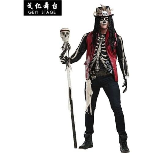 New Indian primitive tribal witch doctor costume for men Dorothy Cosplay from the Halloween partys extraordinary gown