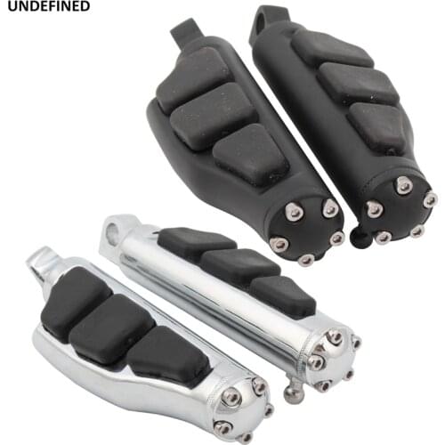 Motorcycle Front Foot Pegs CNC Aluminum Male Mount Footrest Pedals For Harley Sportster Iron Touring Dyna FatBob Softail FatBoy
