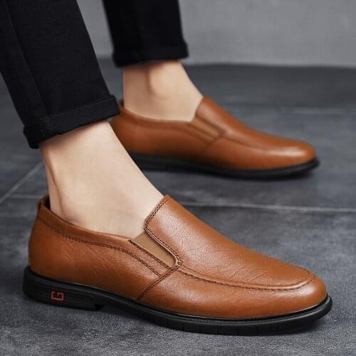 Sale men fashion para black hombre mens leather spring sapato casual mens hot zapatos man loafers causal flat shoe for de male