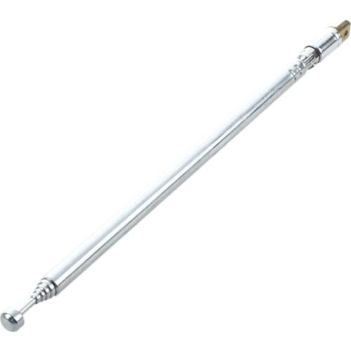 Wholesale5pcs*Replacement 60cm 6 Sections Telescopic Antenna Aerial for Radio TV