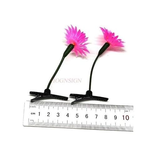 Head on the grass hairpin small bean sprouts hairpin jewelry selling cute grass head flower head childrens hair accessories