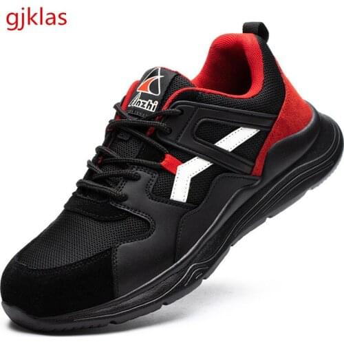 Anti-Piercing Safety Boots Working Boots Steel Toe Cap Construction Shoes for Men Protective Shoes Male Indestructible Footwear