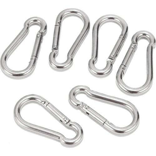 2pcs/lot Stainless Steel 25*51mm Large Lobster Claw Clasps Hooks End Connectors For DIY Jewelry Findings Supplies Accessories