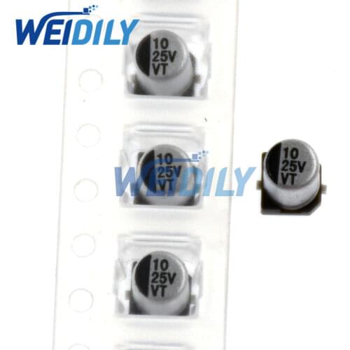 20PCS/LOT 10UF 25V 4mm*5.4mm SMD Electrolytic Capacitor 25v 10uf