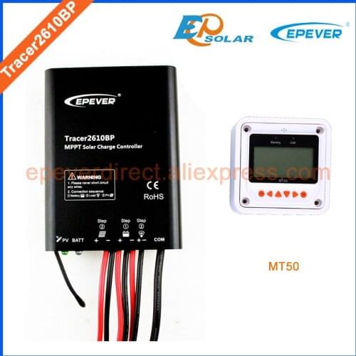 10A 12V mppt solar tracking controller EPEVER great price to Asia country,Tracer2610BP+MT50 remote meter,not for lithium battery