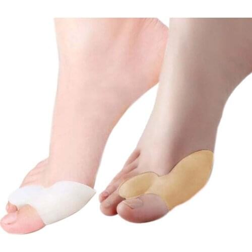 2pcs Silicone Gel Foot Toe Orthotast Thumb Valgus Protector Bunion Adjuster Pain Relief Straighten Bent Toes can CSV