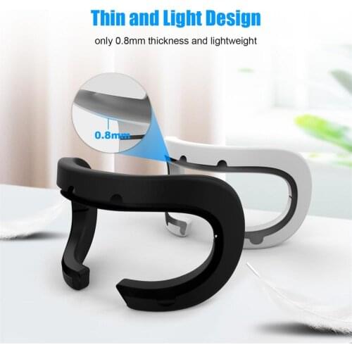 2 Pcs Water-proof VR Gaming Covers Silicone Interface Cover Pad Washable Soft Silicone Accessory For HP Reverb G2 VR Headset