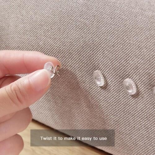 20Pcs Household Sofa Fixer Fixed Buckle Bed Sheet Pad Fixer Twist Nail Anti-kick Quilt Sheet Clip Sheet Fixing Clip