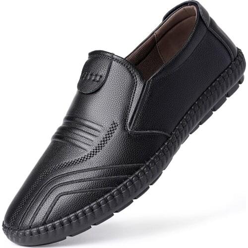 2021 Summer comfortable Slip-On leather Loafers For Men Shoes Moccasins office Business Dress formal Male shoes