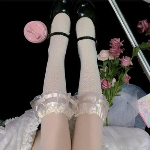 4pair/lot! 2021 New Design Lolita Sweety Lace Stockings Wholesale