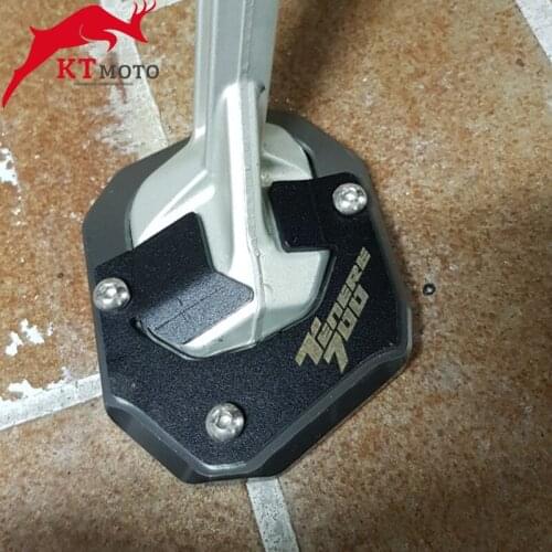 For Yamaha Tenere 700 XT700Z XTZ700 2019-2021 Motorcycle CNC Aluminum Foot Side Stand Extension Pad Support Plate