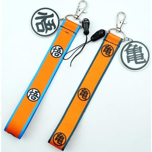 Anime Cartoon Mobile Phone Strap Wrist Strap Key Ring Key Hang Rope Lariat Portable Short Lanyard School Bag Keychain 1126