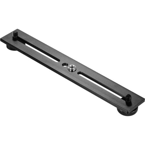 Photography Dual Camera Mount Tripod Bracket Camera Flash Bracket Extension Bar 1/4"Screw for Camera DSLR Light Stand Microphone