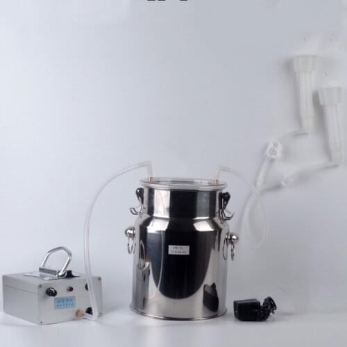 5L Cattle Electric Milking Machine Sheep Stainless Steel Bucket Lithium Battery High PowerCow Milking Machine Cow Farm 2021 New