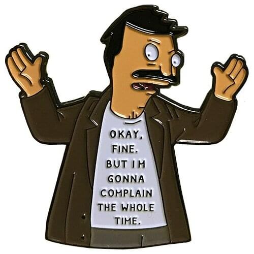 Complaining Enamel Pin