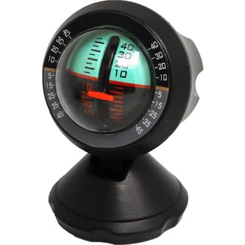 Car Tilt Gauge Indicator Gradient Angle Slope Level Meter Inclinometer Vehicle Level Measure Tool Vehicle level accessories