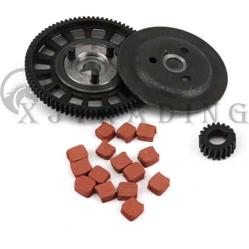 Bicycle clutch friction plate gear kit for 50cc 60cc 80cc 2-stroke bicycle gasoline engine parts