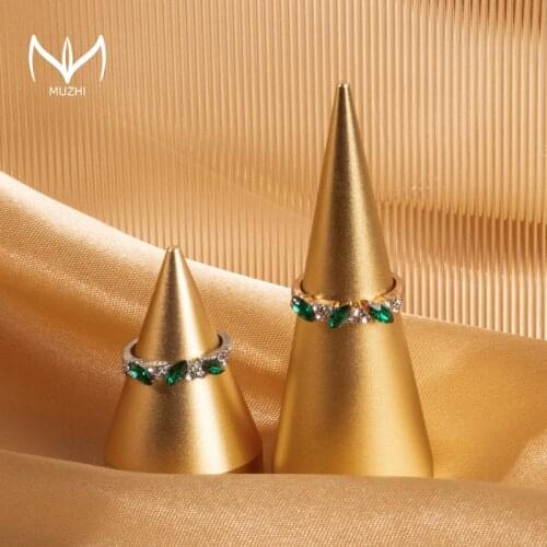 Women's Gold Rings MUZHI China