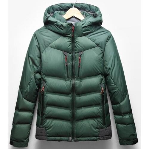 2020 Mens White Duck Down Jacket Padded Men Parka Warm Winter Coat Hooded Man Jackets Jaquetas Masculina Inverno WXF375