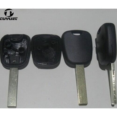 Transponder Key shell For Citroen C2 C-Triomphe Car Key Blanks Case (With Groove ) HU83 Blade