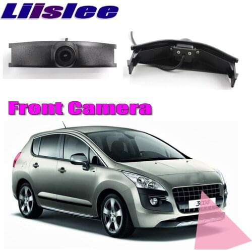 For Peugeot 3008 2008-2020 Car LOGO Front Camera Night Vision HD Waterproof Wide Angle Degree Embedded Blind Spot Area Camera
