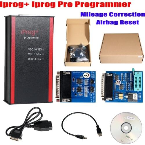 New iprog+ Iprog Pro Programmer Support IMMO + Mileage Correction Airbag Reset till 2019 Replace Carprog Full Digiprog III Tango