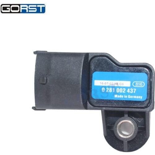 Air intake Manifold Absolute Boost Pressure MAP Sensor 0281002437 For Fiat Croma Doblo Ducato Grande Punto Multipla 93171176
