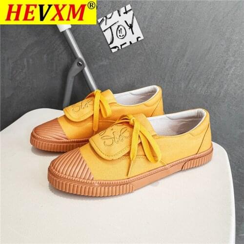 Spring 2021 Designer Women Canvas Shoes Embroidered Large Flip Low Top Flats Vintage Mix Biscuit Shoes INS Web Celebrit