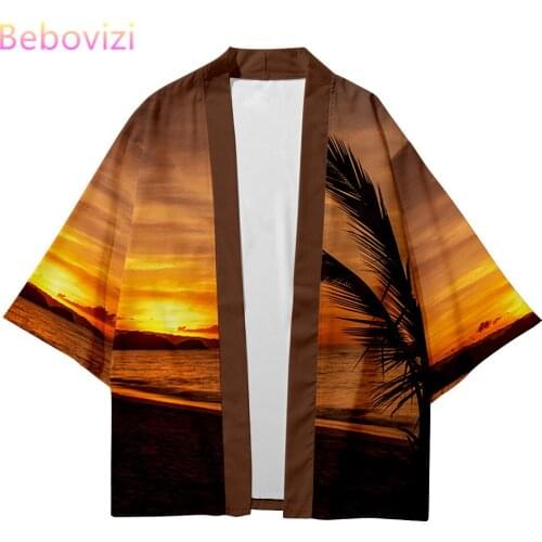 Beach Loose Japanese Streetwear Cardigan 2021 Plus Size Women Men Harajuku Haori Cosplay Kimono Top Oversized Yukata Clothes