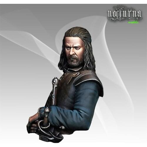WINTER LORD Bust Resin Figure 1/18 Scale Model Figure Resin Kit Bust Colorless Self-Assembled Toy
