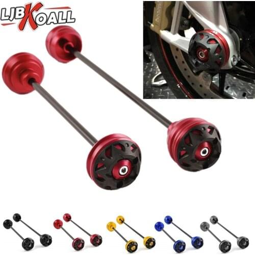 1 pair Motorcycle Front & Rear Fork Wheel Frame Slider Crash Pads Falling Protector For BMW S1000R S1000RR HP4 2009-2020 2019 18