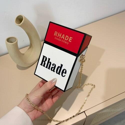 2021 Wholesale Fashion Mini Box Handbag Women Chain Shoulder Hand Bags Purses for Girls