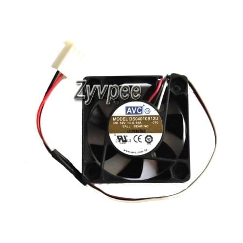 40x40x10MM DS04010B12U -070 12V 0.14A 3Wires 4CM Cooling Fan