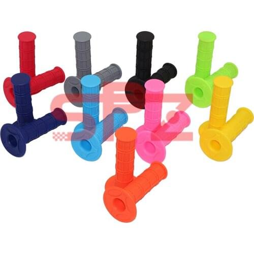 9 colours Universal Handle Grips Dirt Pit Bike Motorcycle Motocross Motorbike Handle Bar Grips For CRF YZF KXF SXF SSR SDG BSE