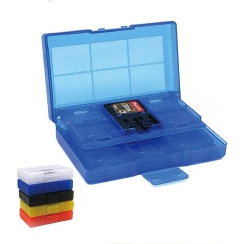 For Nintend Switch Accessories 24 in 1 Game Memory Card Micro SD Case Hard Holder for Nintendo Switch NS Cartridge Storage Box