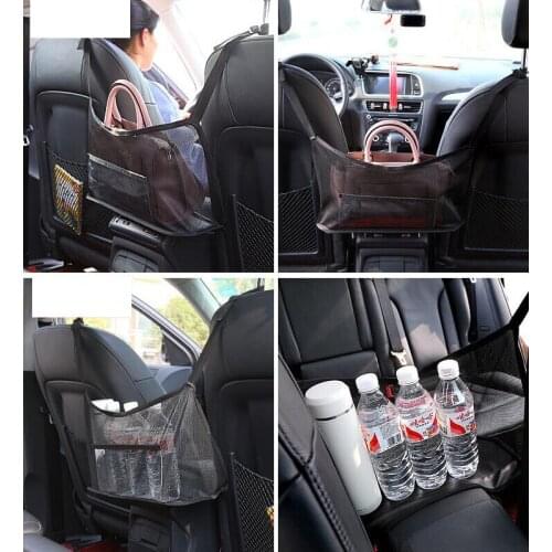 Car Accessories Interior Decoration Seat Gap Storage Mesh Pocket Handbag Holder FOR Haima 3 7 M3 M6 S5 JAC J2 J3 J4 J5 J7 S1 S3