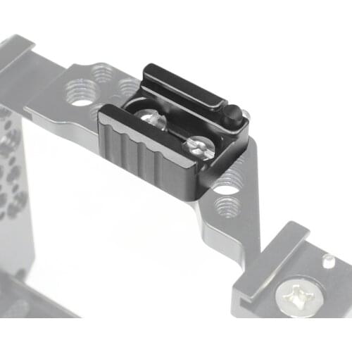 Aluminum Alloy Quick Release Shoe Plate Adapter Camera Cage/Microphone/Fill Light/Handle/Bracket Support Rig CNC Cold Shoe Mount